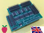 I2C 23017 x8 - 128 GPIO Board for Raspberry Pi A/B/B+/2B/3B/3B+