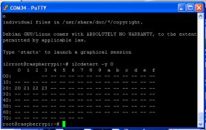 in i2cdetect you can found 4 device in system (20,21,22,23)