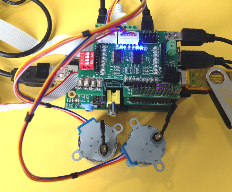16. 樹莓派 Raspberry Pi 32 GPIO及步進馬達擴充模組(SPI):圖片 7
