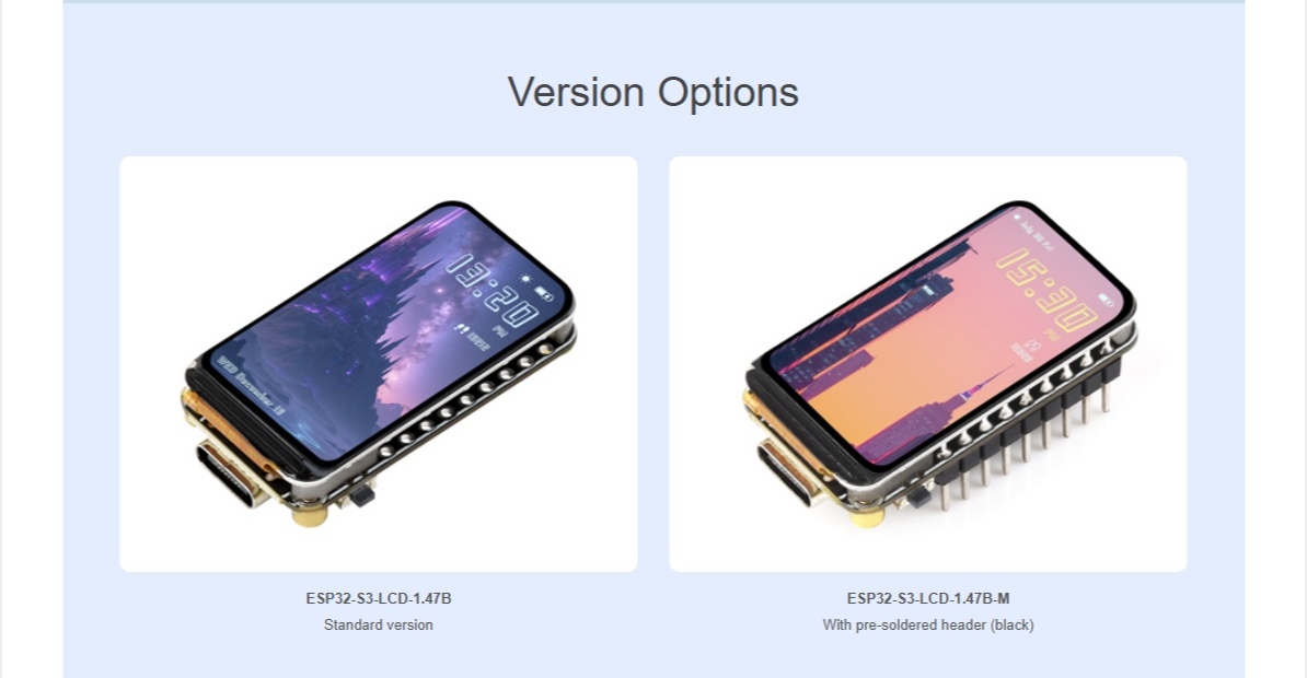 ESP32-S3 1.47 英吋 LCD 螢幕開發板(172x320, 內建 WiFi、Bluetooth):圖片 7