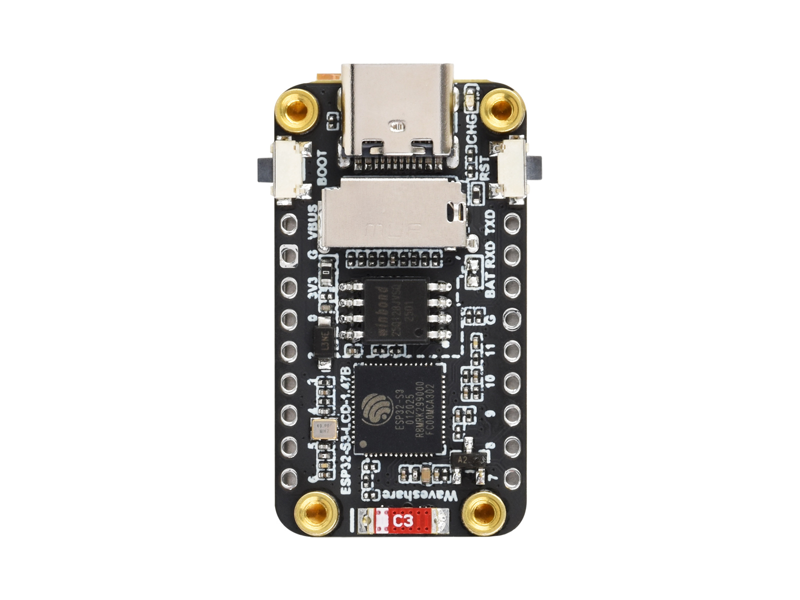 ESP32-S3 1.47 英吋 LCD 螢幕開發板(172x320, 內建 WiFi、Bluetooth):圖片 3