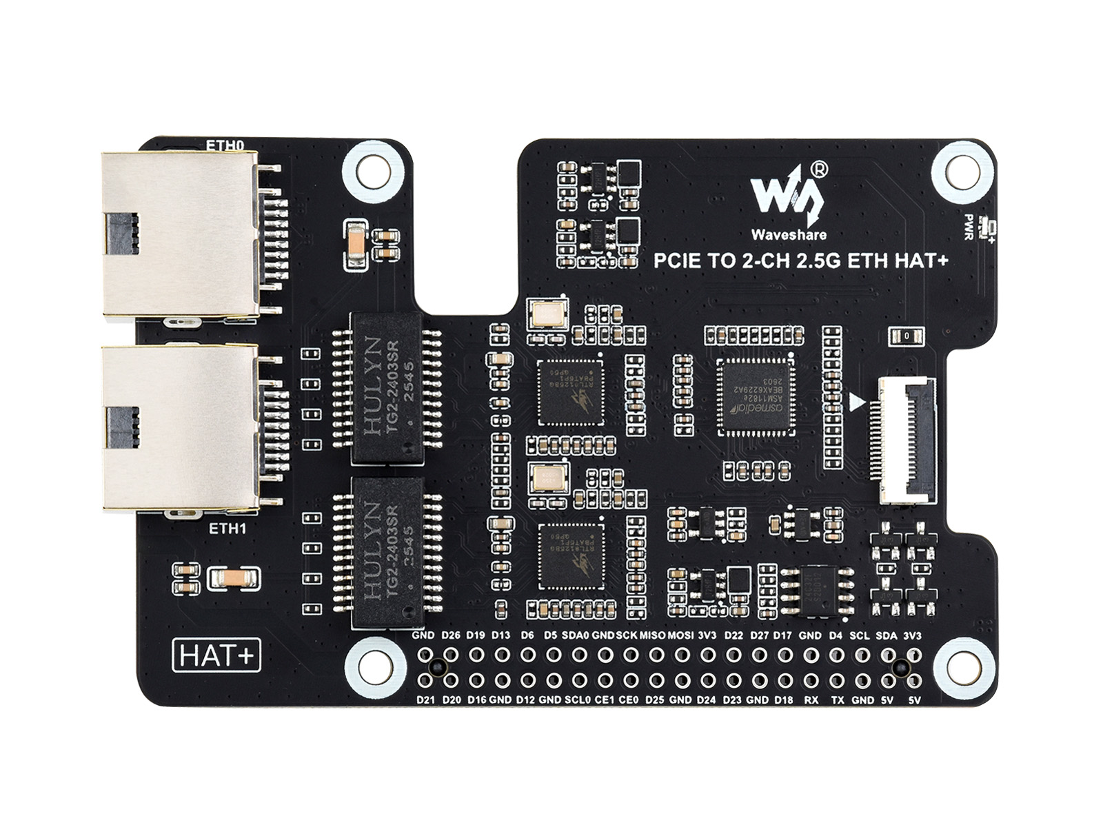 PCIE-TO-2-CH-2.5G-ETH-HAT-Plus-2