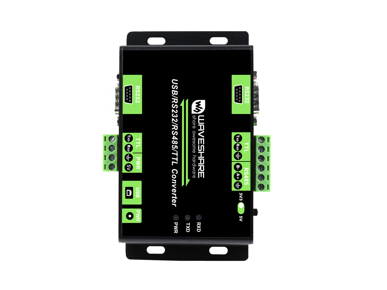 工業級一對多介面隔離型轉換器(支援 USB / RS232 / RS485 / TTL):圖片 5